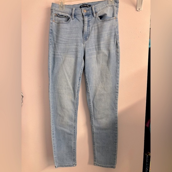Calvin Klein Jeans Denim - Calvin Klein Women’s High Rise Skinny Jeans, Size 30, Lt Blue